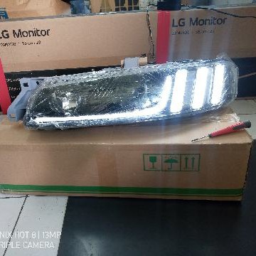 LAMPU DEPAN HEADLAMP KIA TIMOR 1996 - 2000 LED SMOKE KIRI KANAN