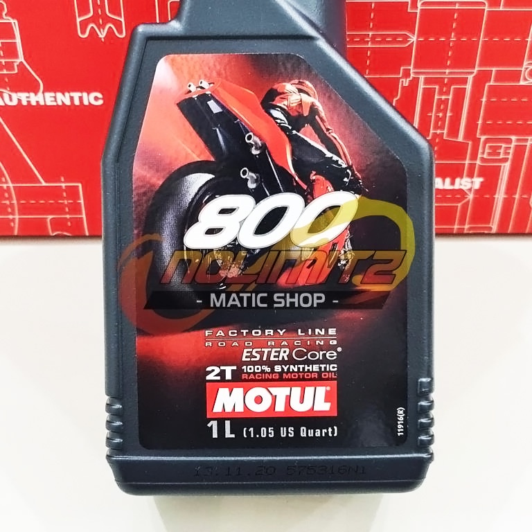 Oli Samping Motor 2 TAK Motul 800 2T ROAD RACING Ester Core 1L