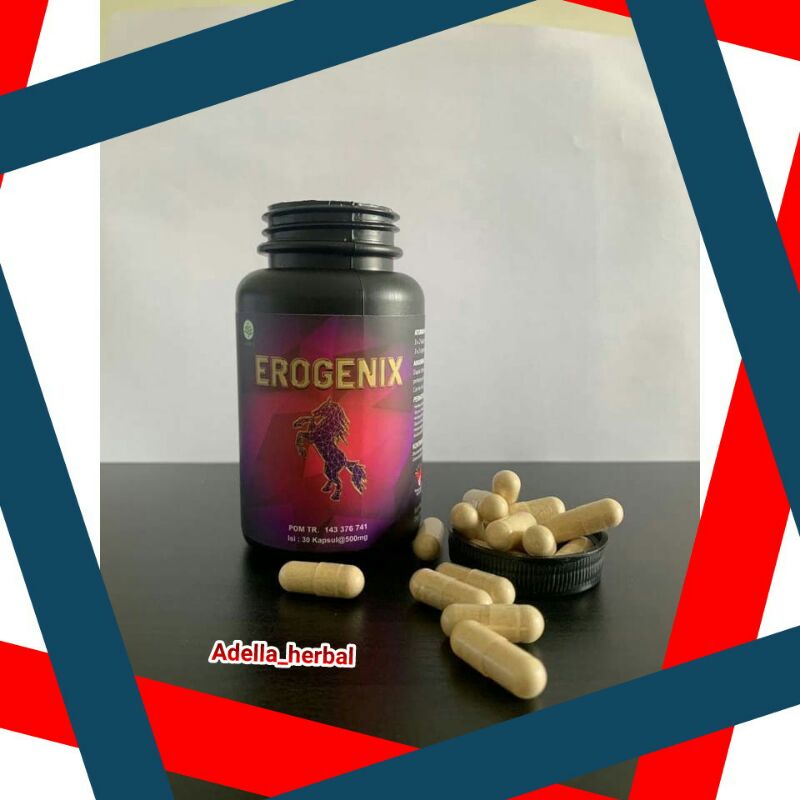 Erogenix Asli 100% original Suplemen Stamina Pria Full Power Kuat Tahan Lama