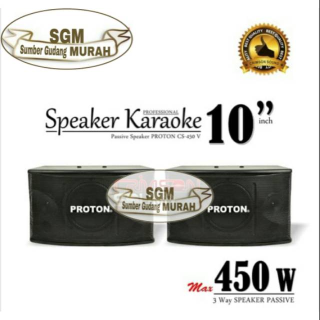 SPEAKER KARAOKE PROTON 10 INCH CS-450