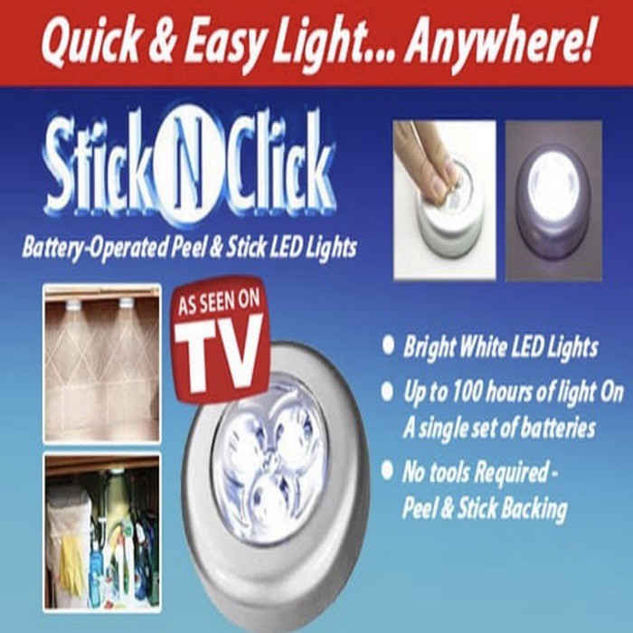 Lampu Sensor Sentuh Stick Touch Lamp LED N Click Darurat Emergency