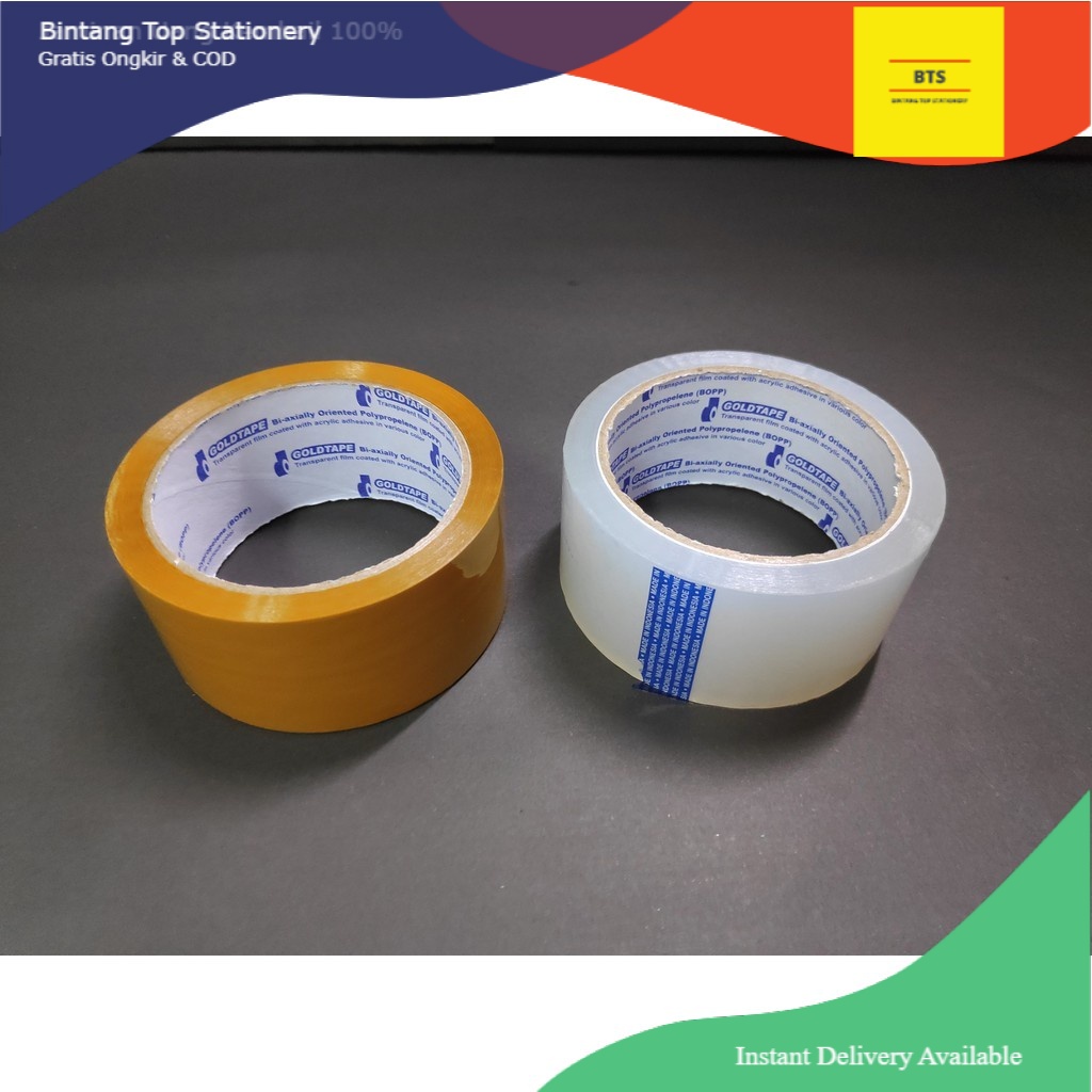 

[BTS] Lakban Goldtape Core Biru 72 yard 45mm