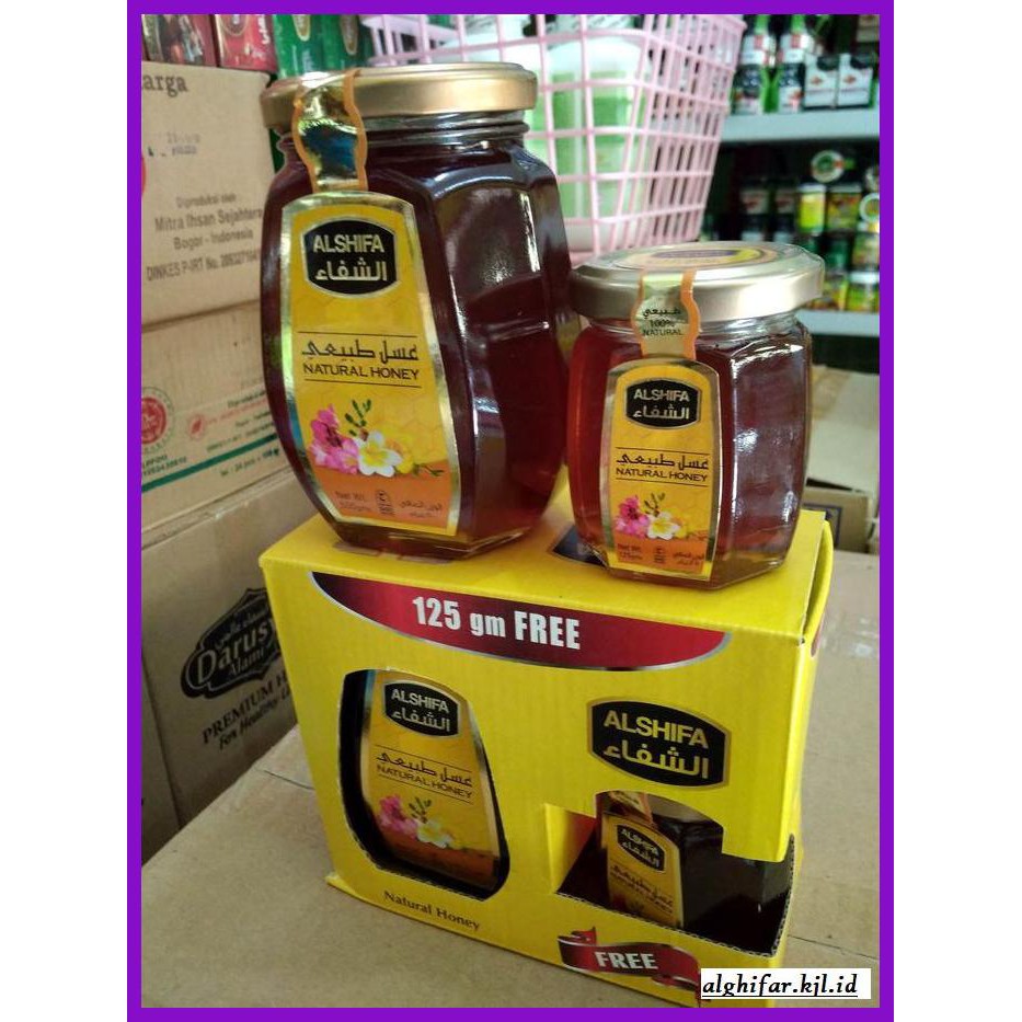 

MADU-MINUMAN- MADU ALSHIFA PAKET PROMO 500 GR+125 GR -ASLI-BUKAN-KAWE-KAWE-
