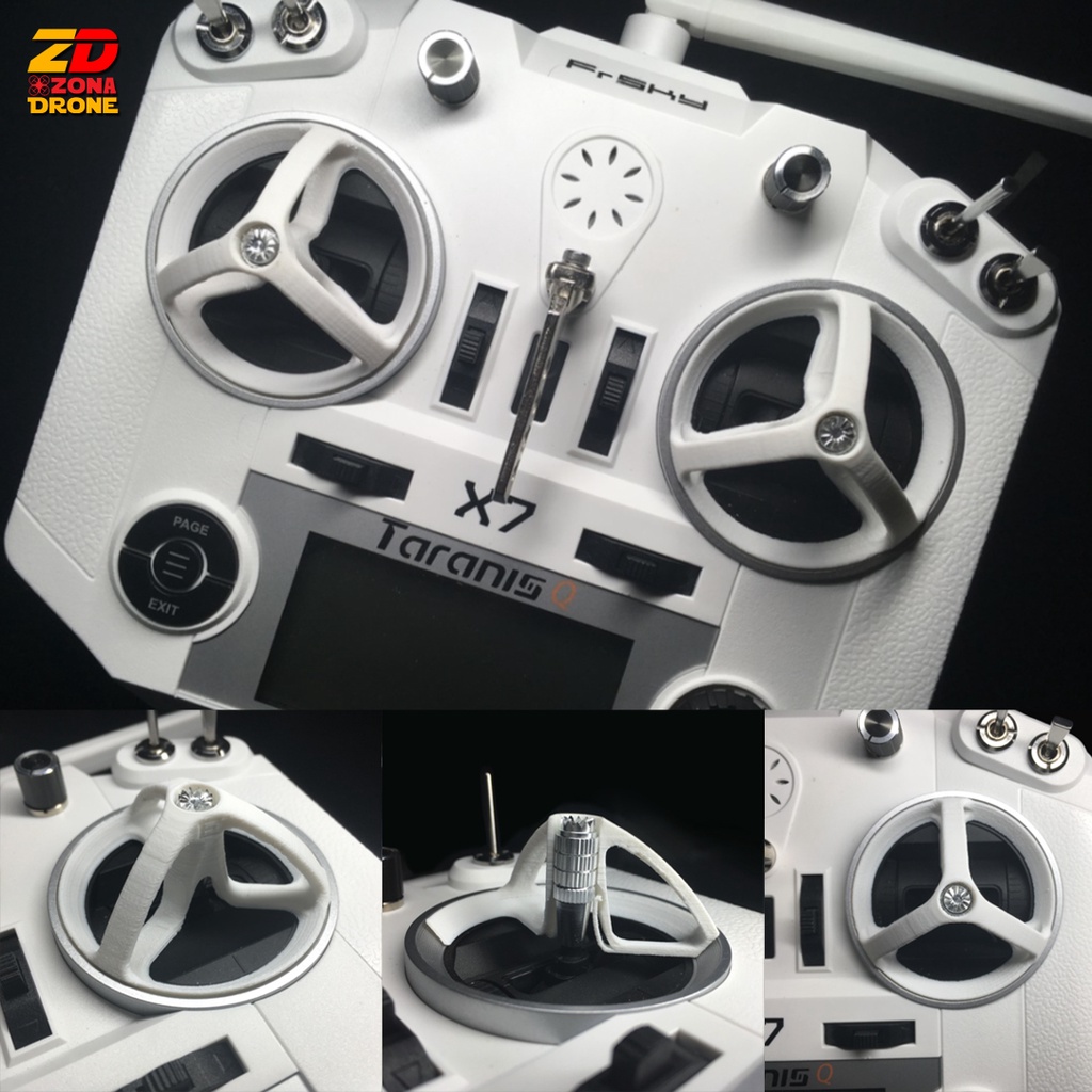 Taranis QX7 Gimbal Guard Protector Lightweight Stick Guard FPV Drone 3D Print