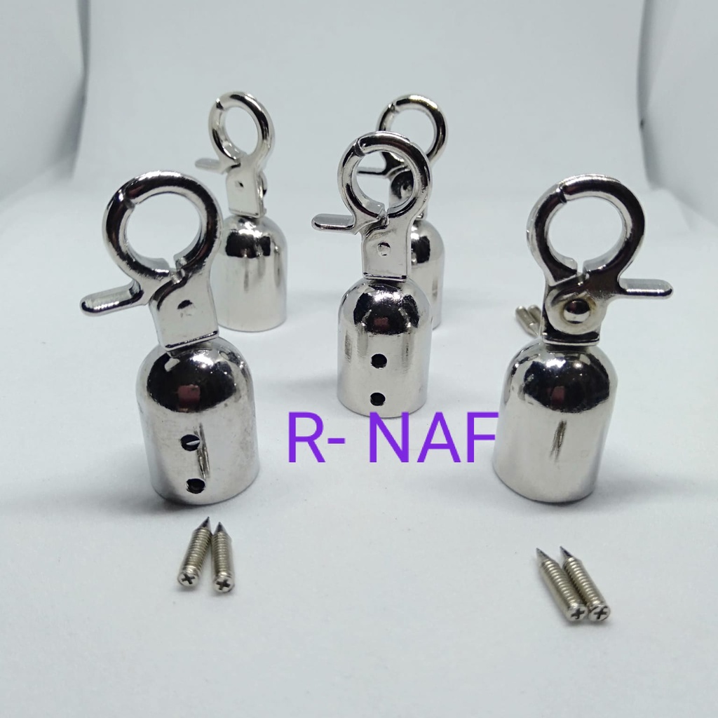 Kait Lonceng nikel,Gold dan Black Nikel, kait lonceng tali tas