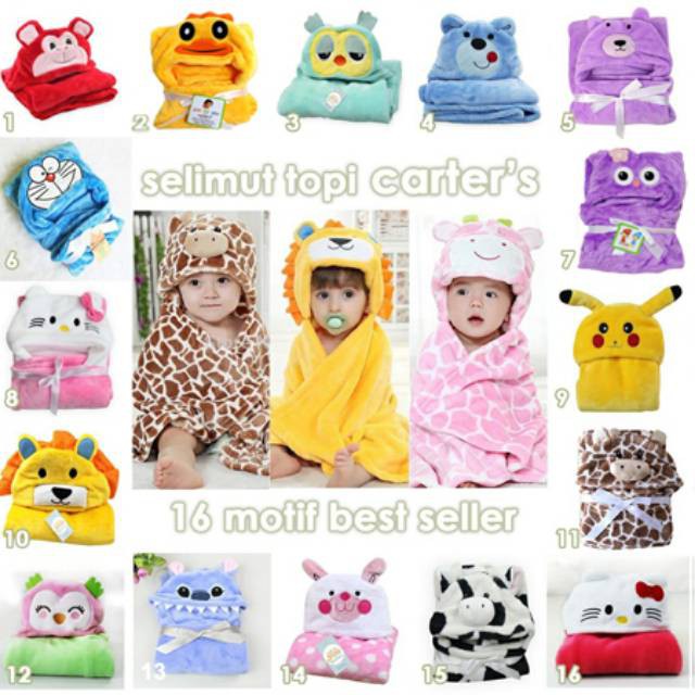 SELIMUT CARTER / SELIMUT BAYI / SELIMUT BLANKET CARTER