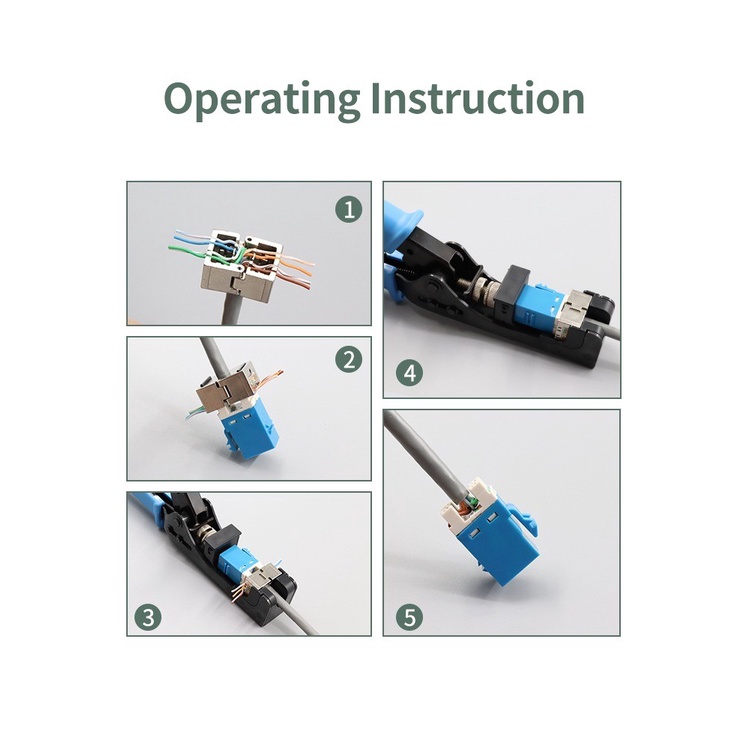 crimping tool modular rj45 cat5e cat6