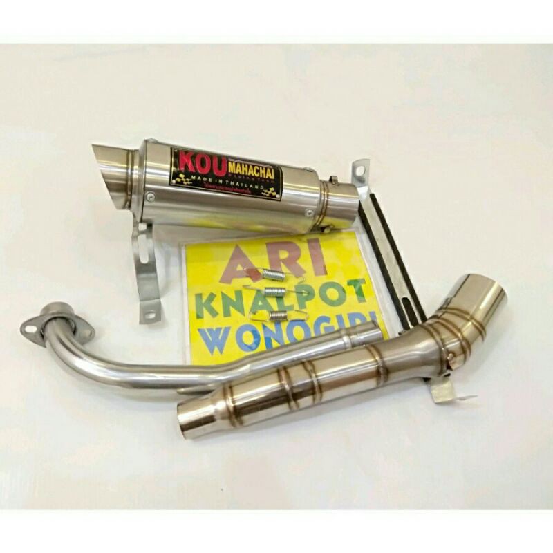 knalpot kou bebek Jupiter z Vega Shogun Supra kharisma smash