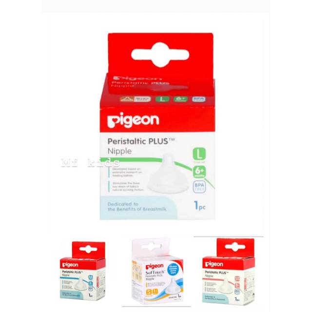 Pigeon Nipple Peristaltic Plus / Pigeon Nipple Wideneck