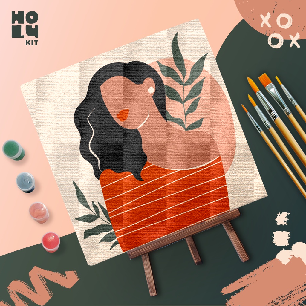

PAINTING KIT WOMAN SERIES | KANVAS LUKIS [PAINT BY NUMBERS] HOLYKIT