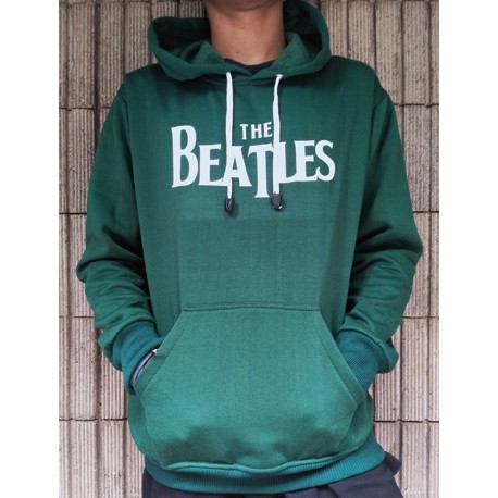 Sweater Hoodie Sablonan Cowok Cewek Jaket Sweater The Beatles Pria Wanita