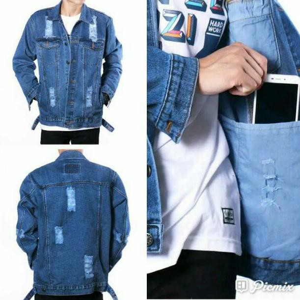 880+ Model Jaket Jeans Pria Terbaru 2019 HD