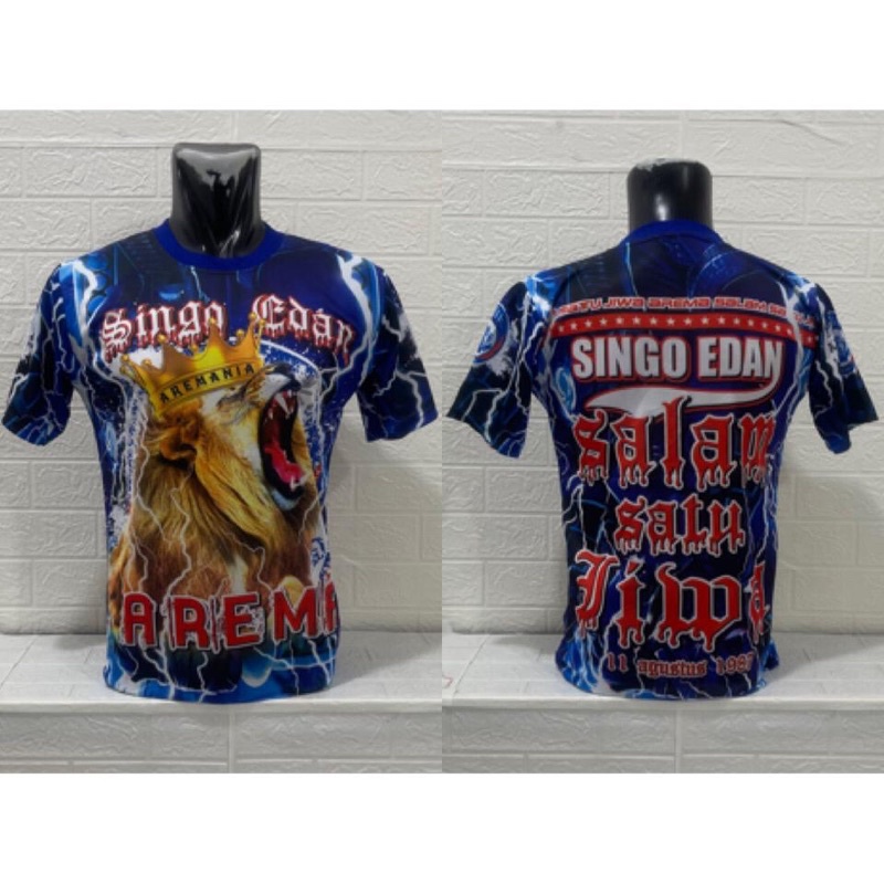 JERSEY BAJU AREMA FULL PRINTING AREMANIA / KAOS SUPORTER