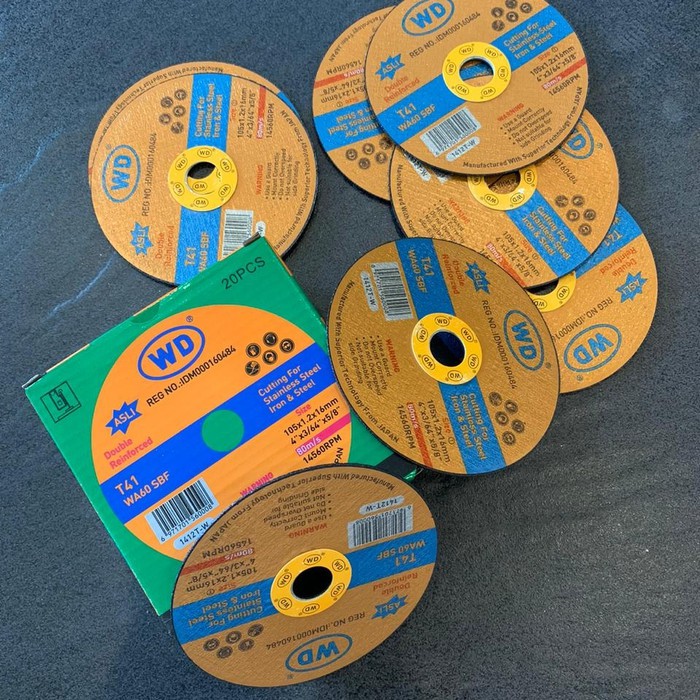 cutting besi WD 4" 1 pak (isi 20 bh)