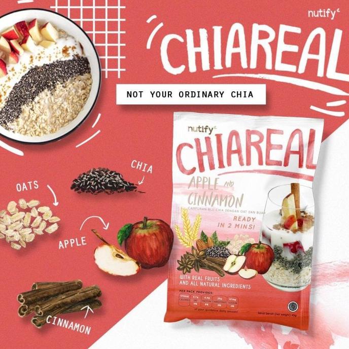 

Cuci Gudang Awal Tahun Nutify - CHIAREAL Apple & Cinnamon 40 gr - Overnight Oats Cuci Gudang Awal Tahun