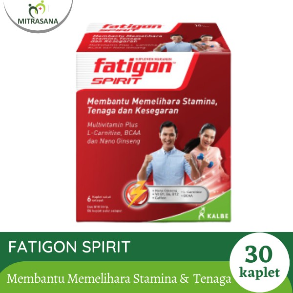 Fatigon Spirit 60 Kaplet - Multivitamin Penambah Stamina