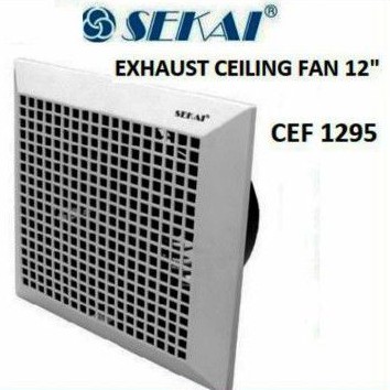 Exhaust Fan Ceiling Sekai Exhaust plafon 12 inci Exhaust fan plafon 12inch CEF1295