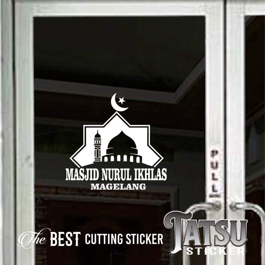 

CUTTING STICKER - STIKER MASJID MUSHOLLA CUSTOM NAMA DAN ALAMAT MASJID ANDA