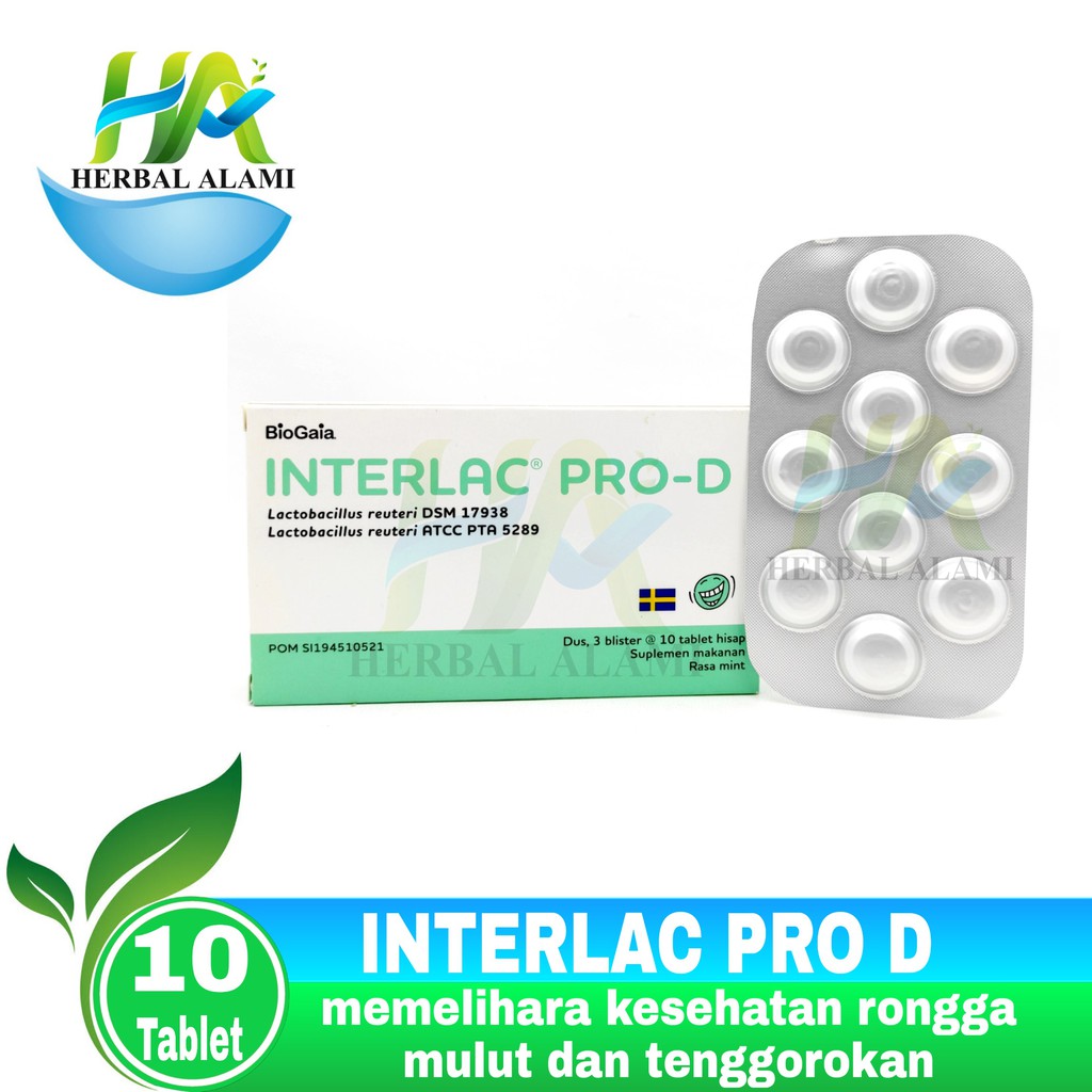 Interlac Pro D Lozenges Tablet hisap PerSETRIP