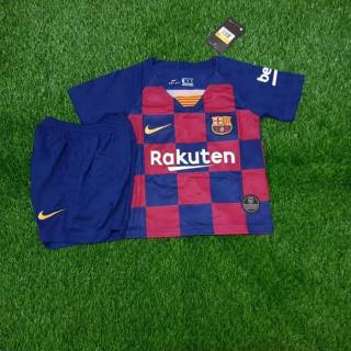 JERSEY BAJU  BOLA  ANAK  KIDS BARCELONA HOME 2021 20 NEW 