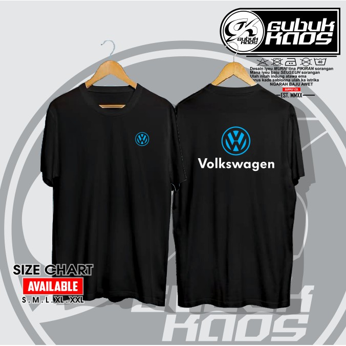 BAJU KAOS LOGO MERK VOLKSWAGEN V2 LOGO MERK TERKENAL - GUBUK.KAOS