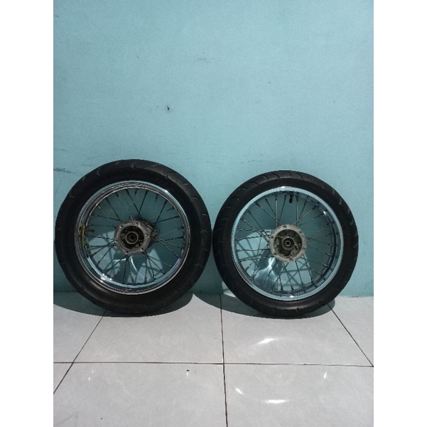 RODA KAWASAKI DTRACKER OLD RING 14 ORIGINAL ASLI ORI