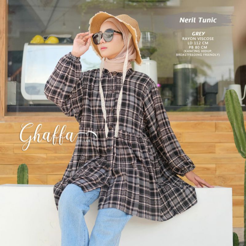Neril Tunic / Tunik Tartan