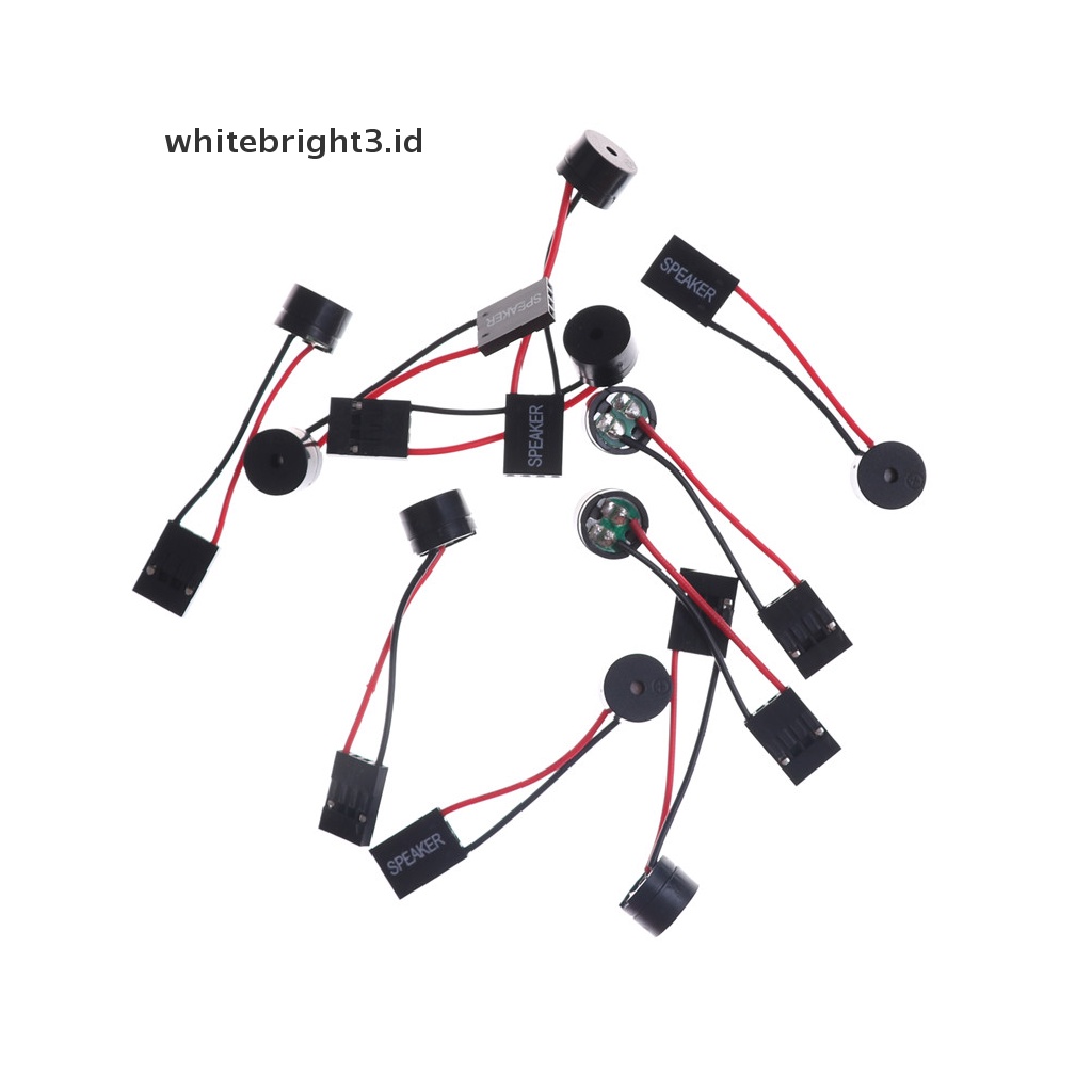 (whitebright3.id) 10pcs / set Motherboard Mainboard Komputer Dengan Speaker Buzzer