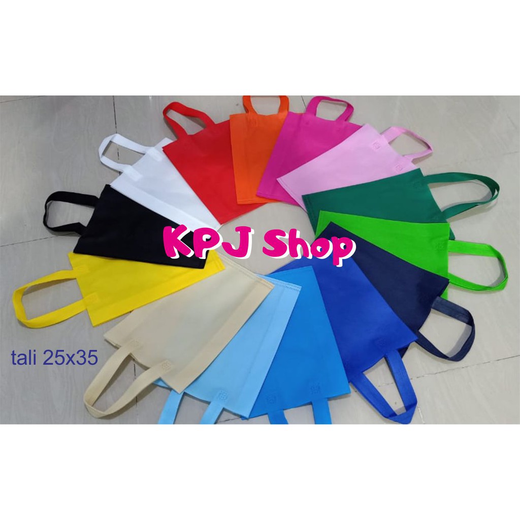 

Goodie bag / Tas spunbond lipat samping 25 x35