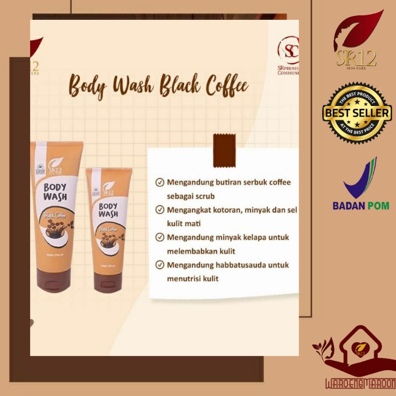 BODY WASH COFFE/BLACK COFFE/PERONTOK DAKI