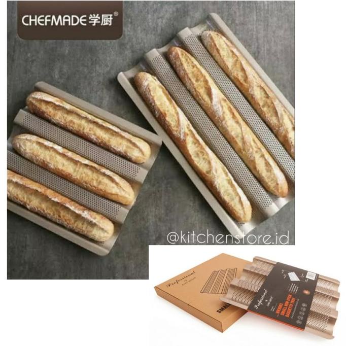 Loyang Roti Baguette Chefmade WK9026 / Chefmade Baguette Tray - Large