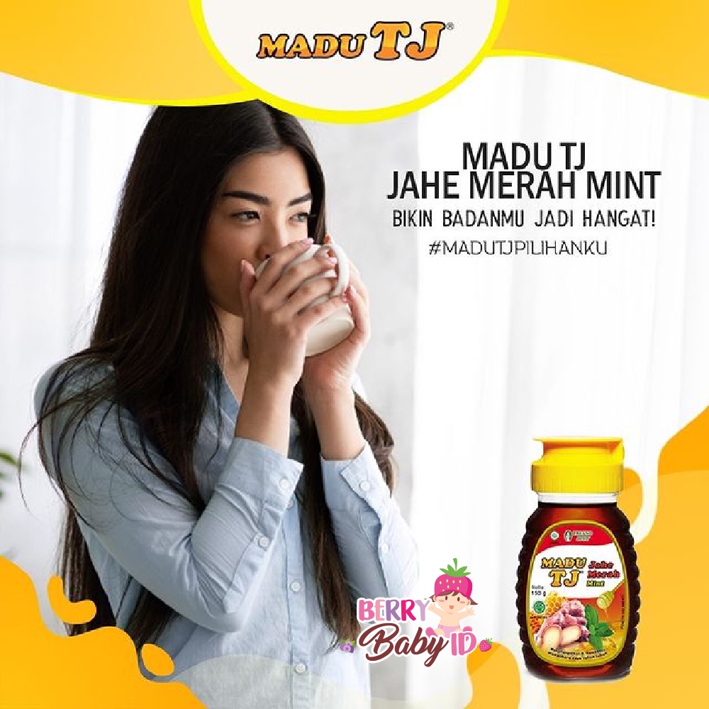 Tresnojoyo Madu TJ Jahe Merah Mint 100% Madu Asli Original Tresno Joyo Berry Mart