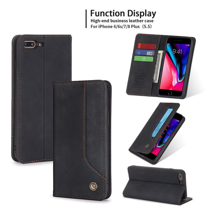 Apple Iphone 8 Plus 8Plus Flip Caseme POLA Dompet Kulit Leather Cover Case Kartu Casing