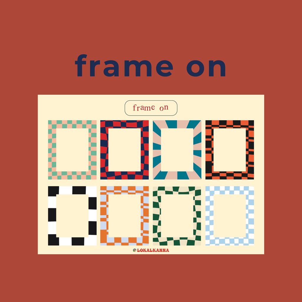 

(READY STOCK) FRAME ON STICKER VINYL GLOSSY