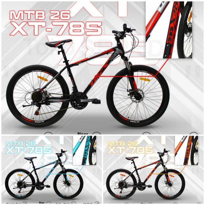 TB - Sepeda MTB TREX XT-785 Uk 26 Inch