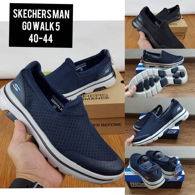  SEPATU  PRIA  SEPATU  SKECHERS PRIA  GO WALK 5 MAN 