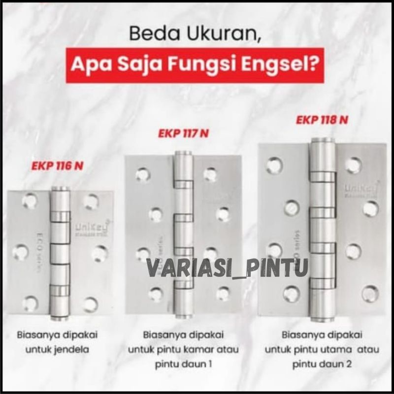 ENGSEL PINTU / ENGSEL JENDELA / ENGSEL