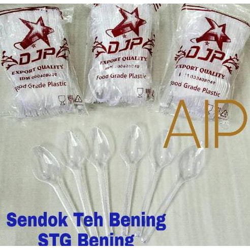 

Sendok teh / Sendok teh bening / Sendok puding / Sendok - 50 pcs NEW