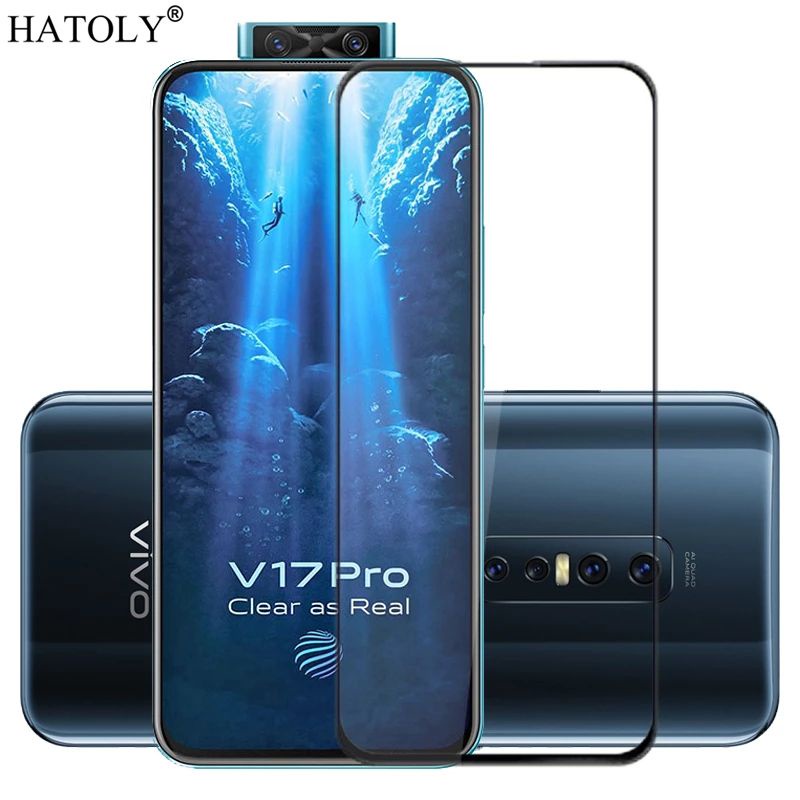 PROMO 3IN1 TEMPERED GLASS LAYAR KAMERA SKIN CARBON VIVO V17 PRO V17PRO TG ANTI GORES FULL SCREEN