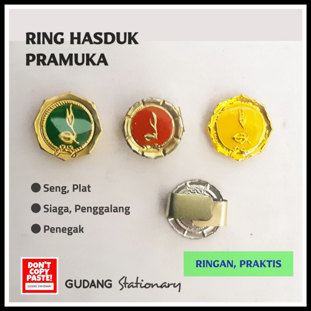 Ring Hasduk Seng Pramuka [ 1 pcs ]