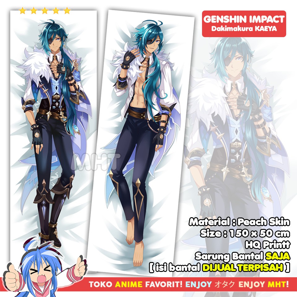 Sarung Bantal Anime Dakimakura Genshin Impact : Kaeya