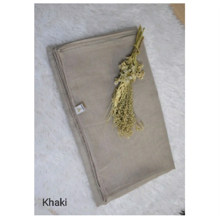 QBZ / SEGI 4 PARIS PREMIUM SERI WARNA 3 / JILBAB SEGIEMPAT PARIS NECI /SEGI EMPAT REDROS/VARISA/AZARA / CIPUT RAJUT DUA WARNA-Khaki