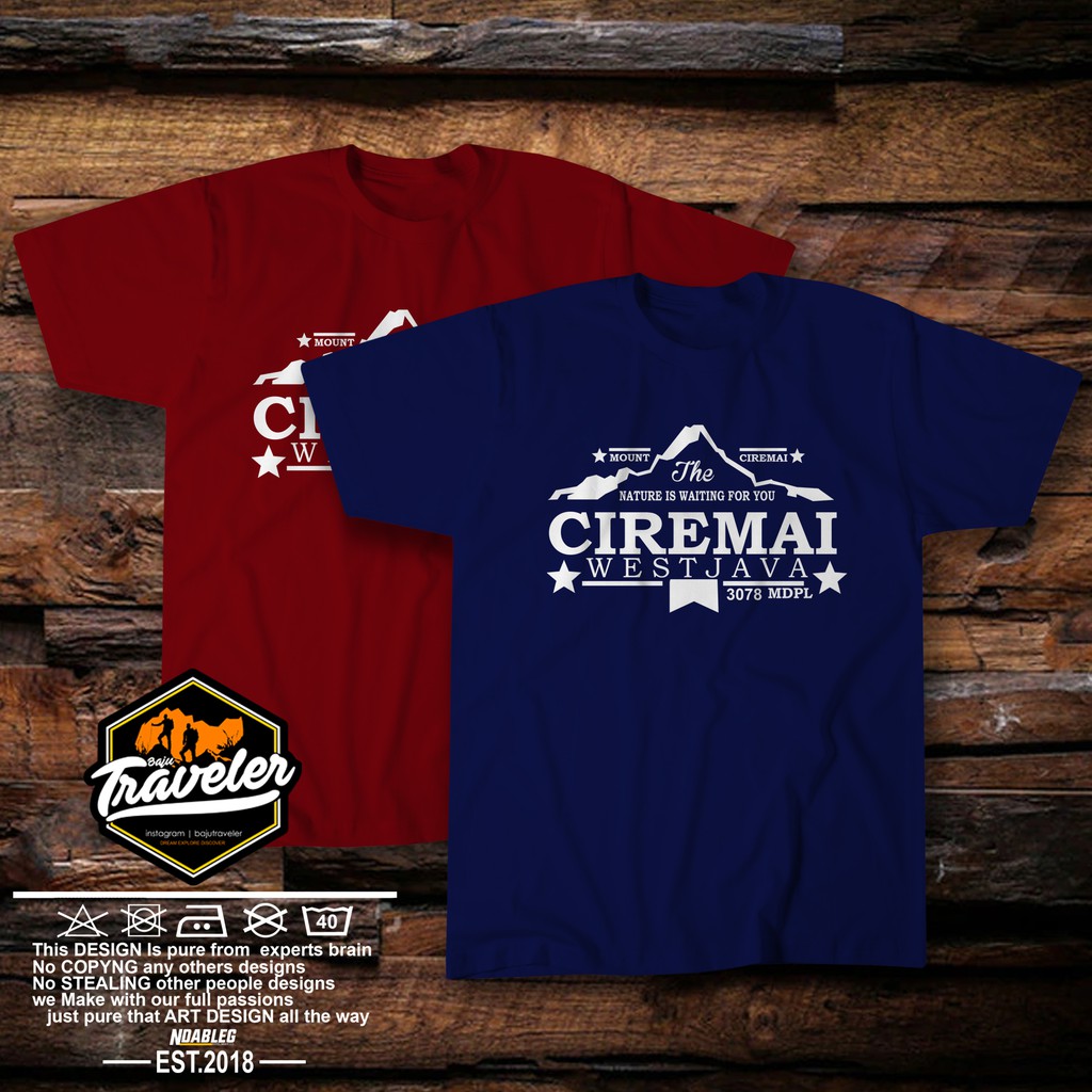 kaos gunung pendaki gunung ciremai
