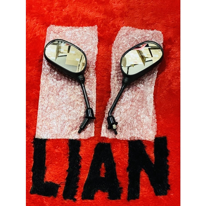 KACA SPION SEPION KANAN KIRI BATANG HITAM DRAT 12 SATRIA 2 TAK 2T RU 120 LUMBA HIU RC 80 100 SPRINTE