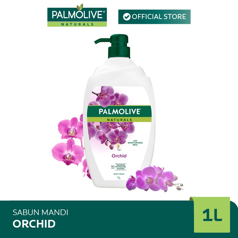 Palmolive Naturals Honey / Orchid / Cherry Blossom Shower Milk - Sabun Mandi 1L