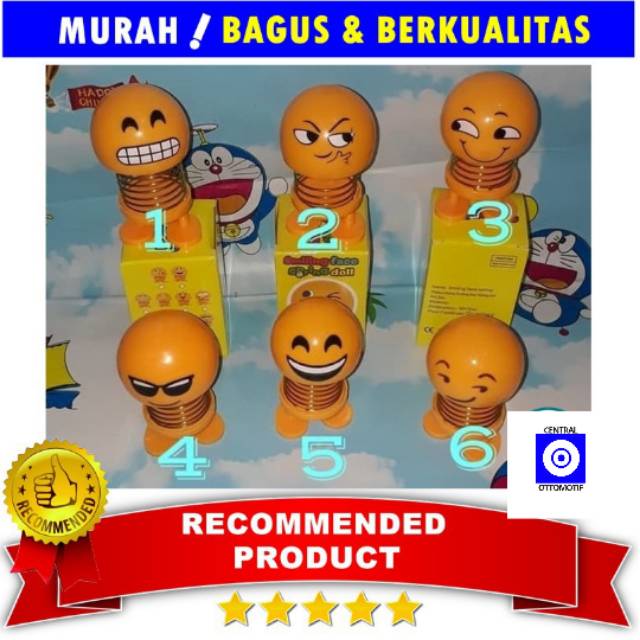 Boneka goyang dashboard mobil