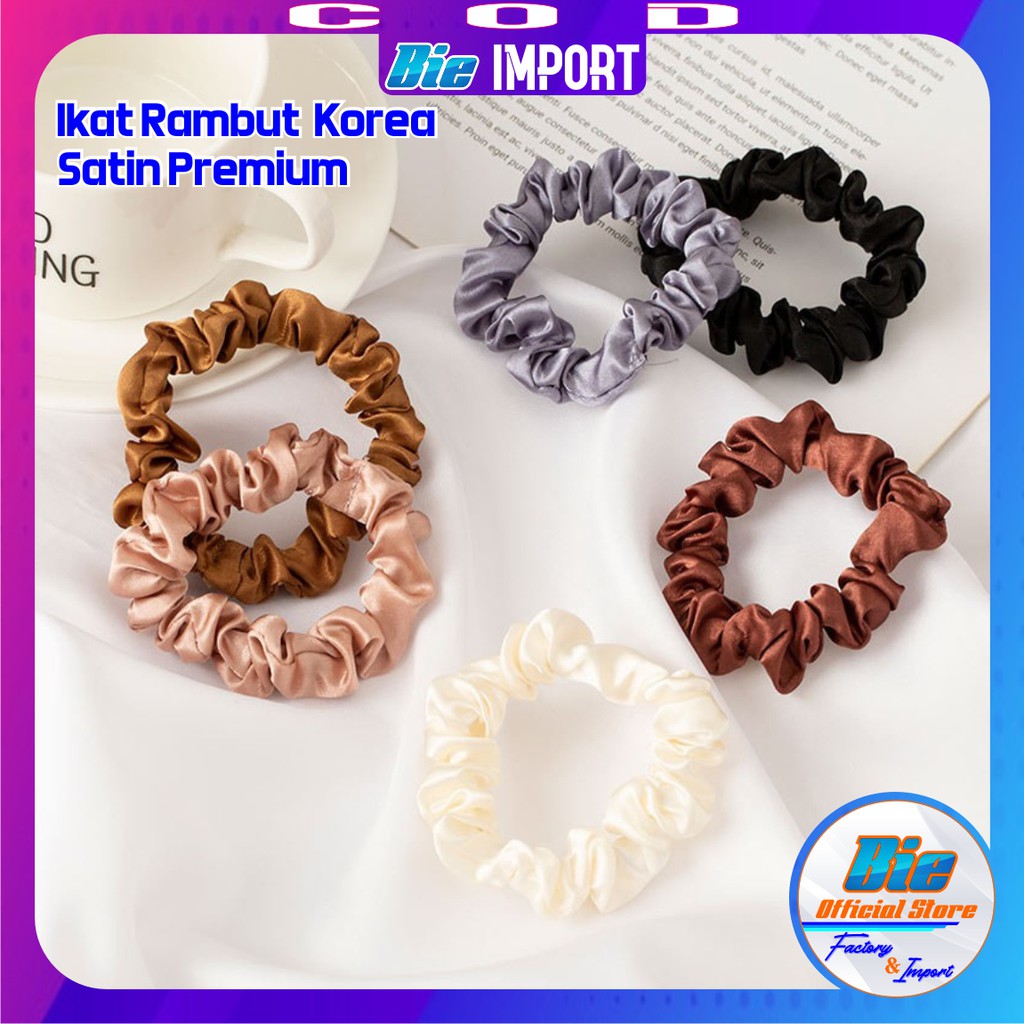 Ikat Rambut Satin Korea Premium Impor Best Seller