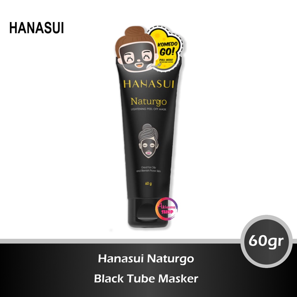 Hanasui Paket Perawatan Pria 2pcs (Charcoal Soap 60gr+Masker Black 60gr)