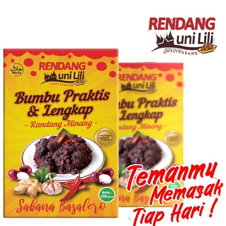 

Bumbu Rendang Praktis & Lengkap Rendang Uni Lili