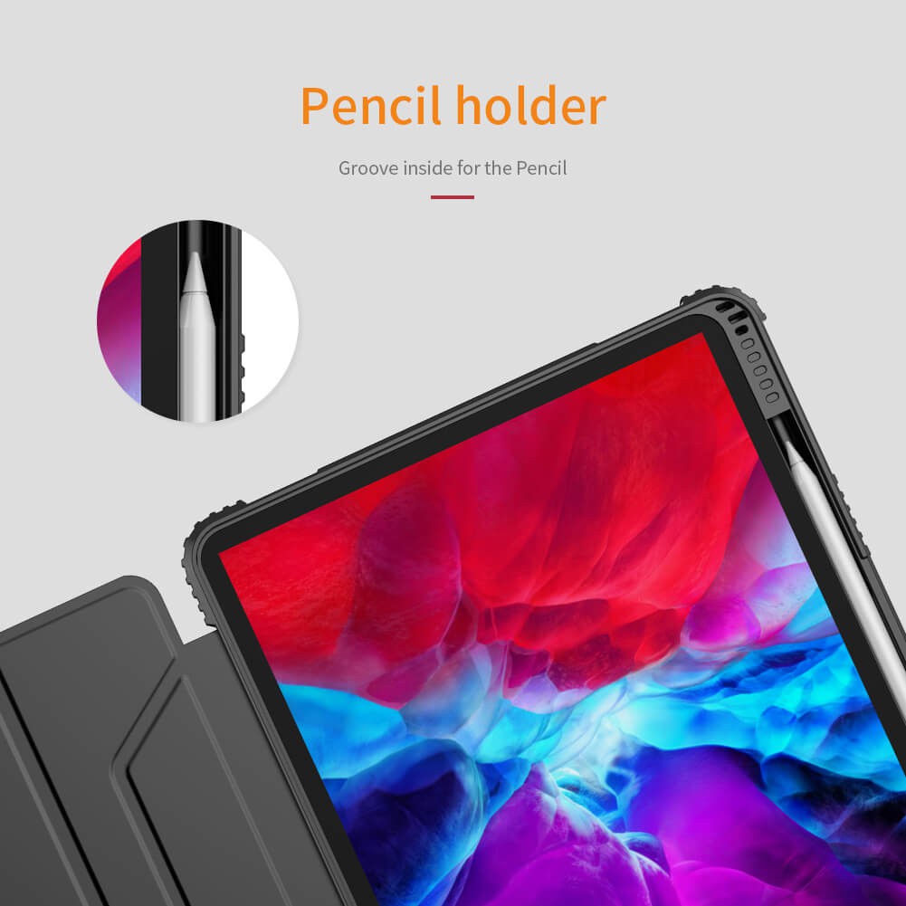 AUTHENTIC leather case IPAD PRO 12.9 inch 2020 with PENCIL HOLDER